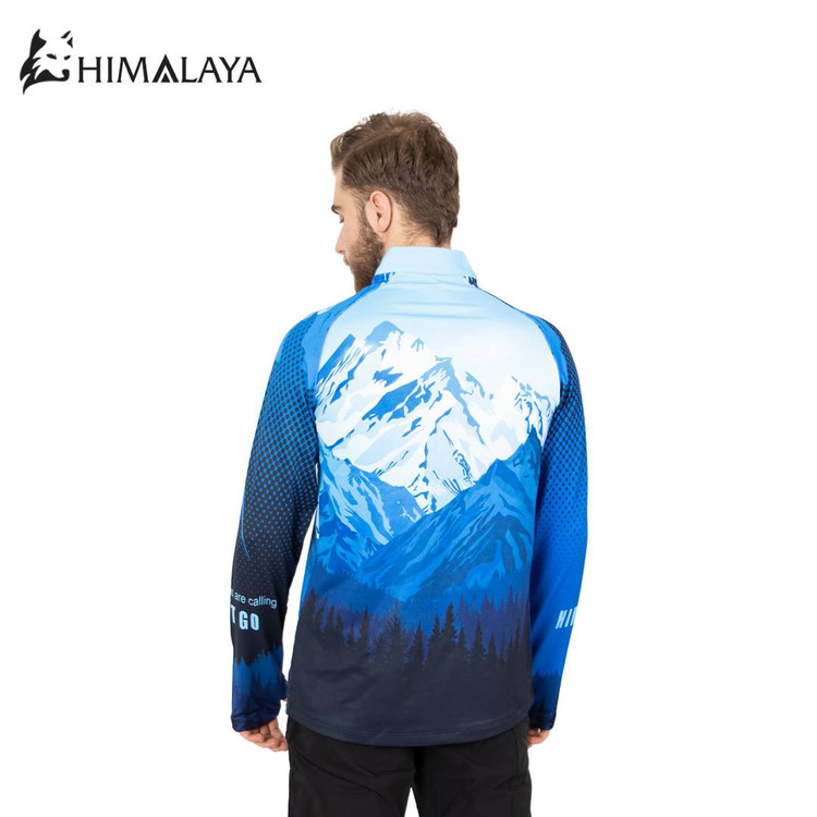 تیشرت بلوز نیمزیپ طرح اورست HIMALAYA میکرو پلار