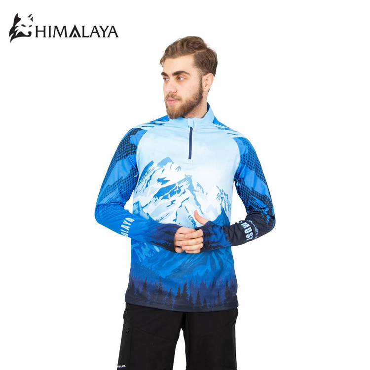 تیشرت بلوز نیمزیپ طرح اورست HIMALAYA میکرو پلار