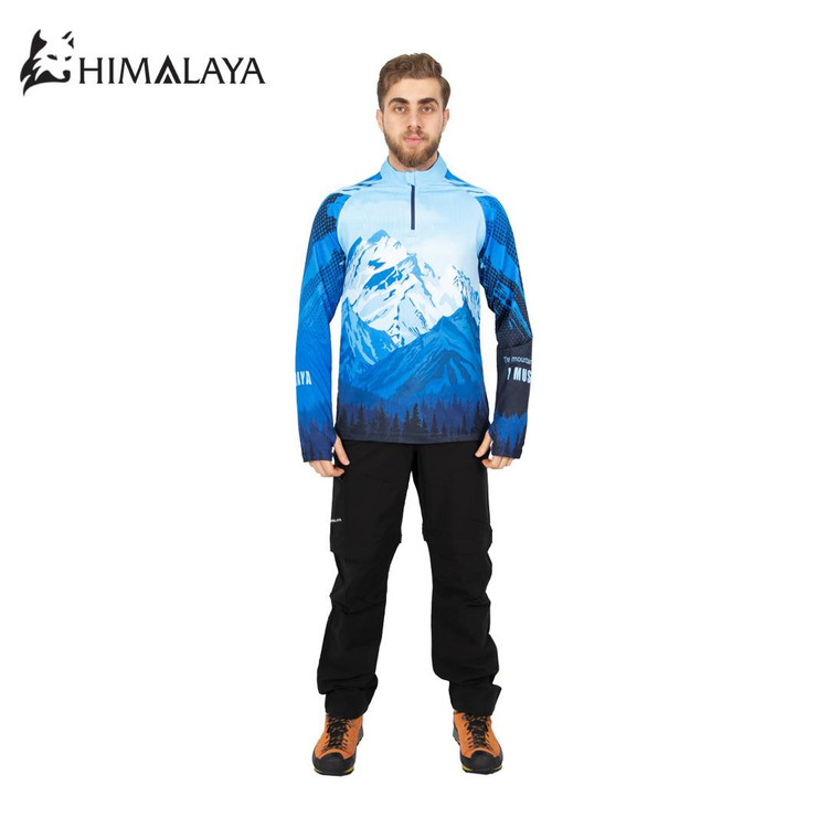 تیشرت بلوز نیمزیپ طرح اورست HIMALAYA میکرو پلار