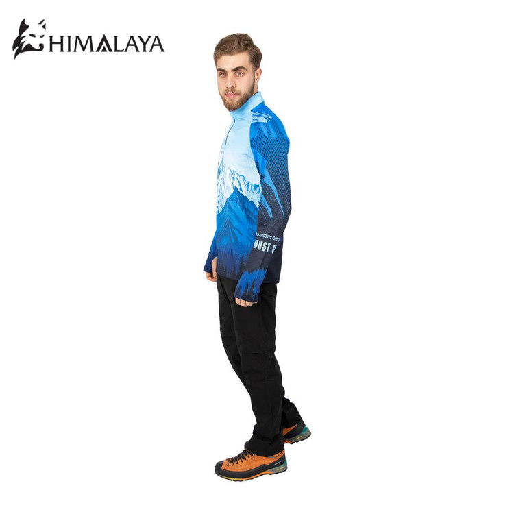 تیشرت بلوز نیمزیپ طرح اورست HIMALAYA میکرو پلار