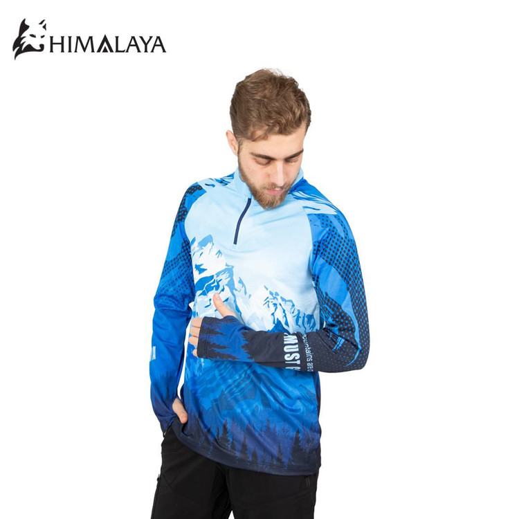 تیشرت بلوز نیمزیپ طرح اورست HIMALAYA میکرو پلار
