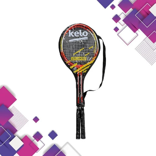 راکت بدمینتون کلو راکت بدمینتون جفتی کاور دار kelo