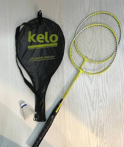 راکت بدمینتون کلو راکت بدمینتون جفتی کاور دار kelo