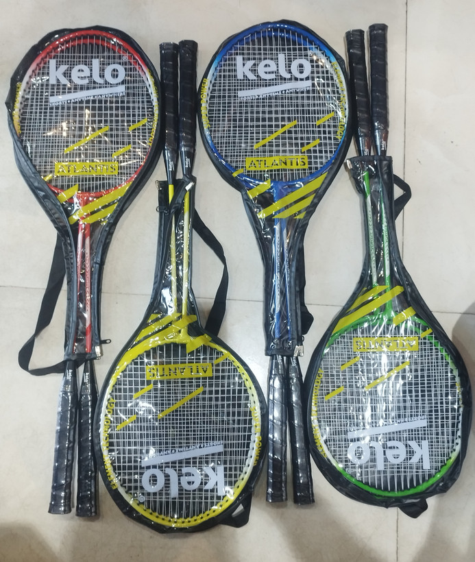 راکت بدمینتون کلو راکت بدمینتون جفتی کاور دار kelo